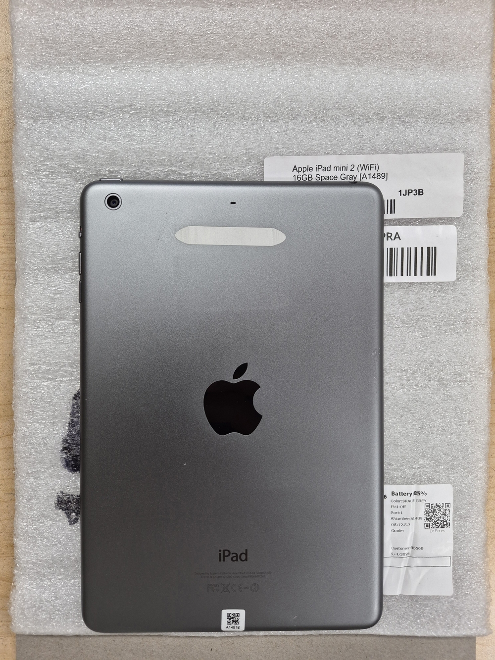 Apple iPad mini 2 Space Gray Rear Panel Tablet